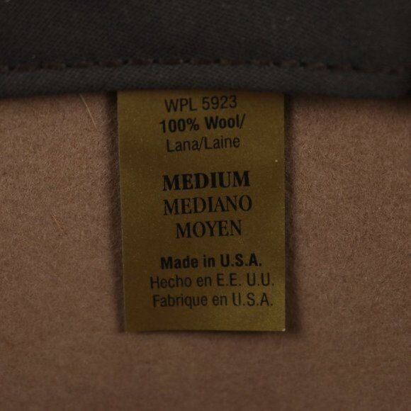 Capas Headwear Lite Felt Unisex Adult Medium Tan 100% Wool Crushable Hat - Picture 8 of 10